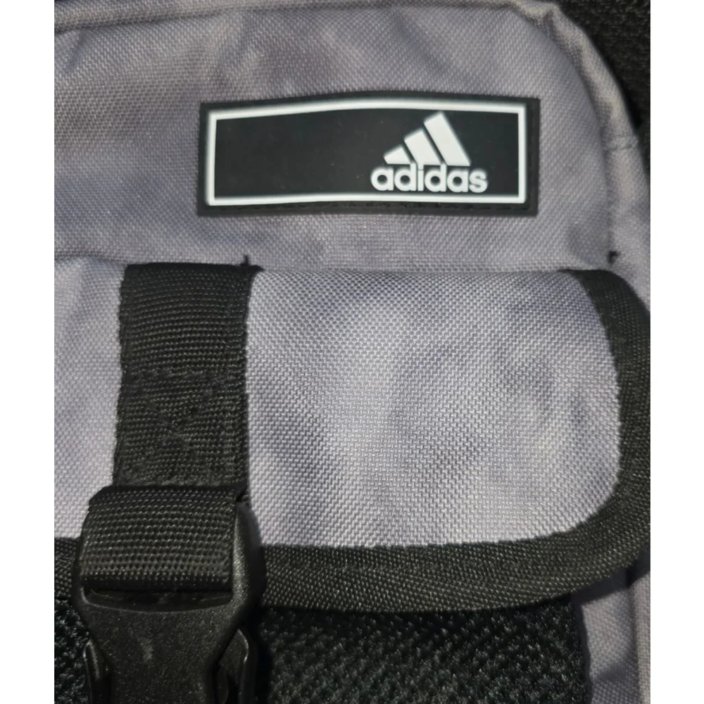 Adidas Amplifier 2 Crossbody Bag Black Mini Messenger Adjustable Strap